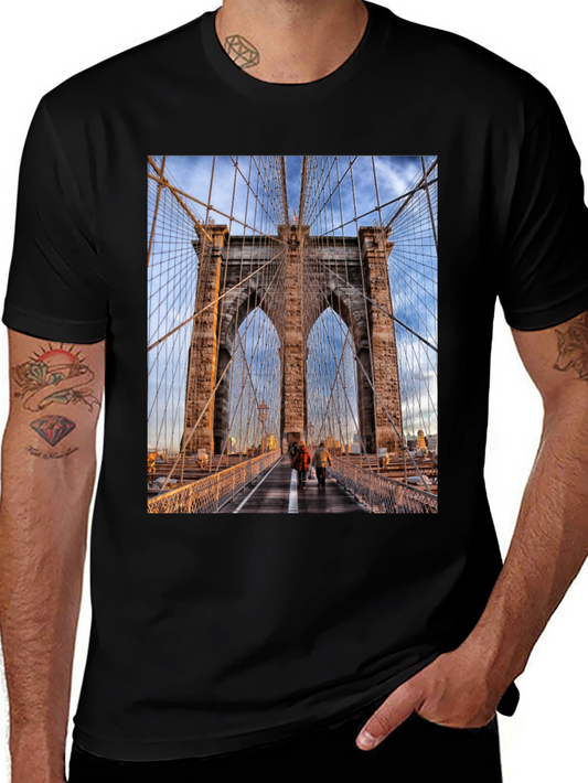 Brooklyn Bridge Black T-Shirt