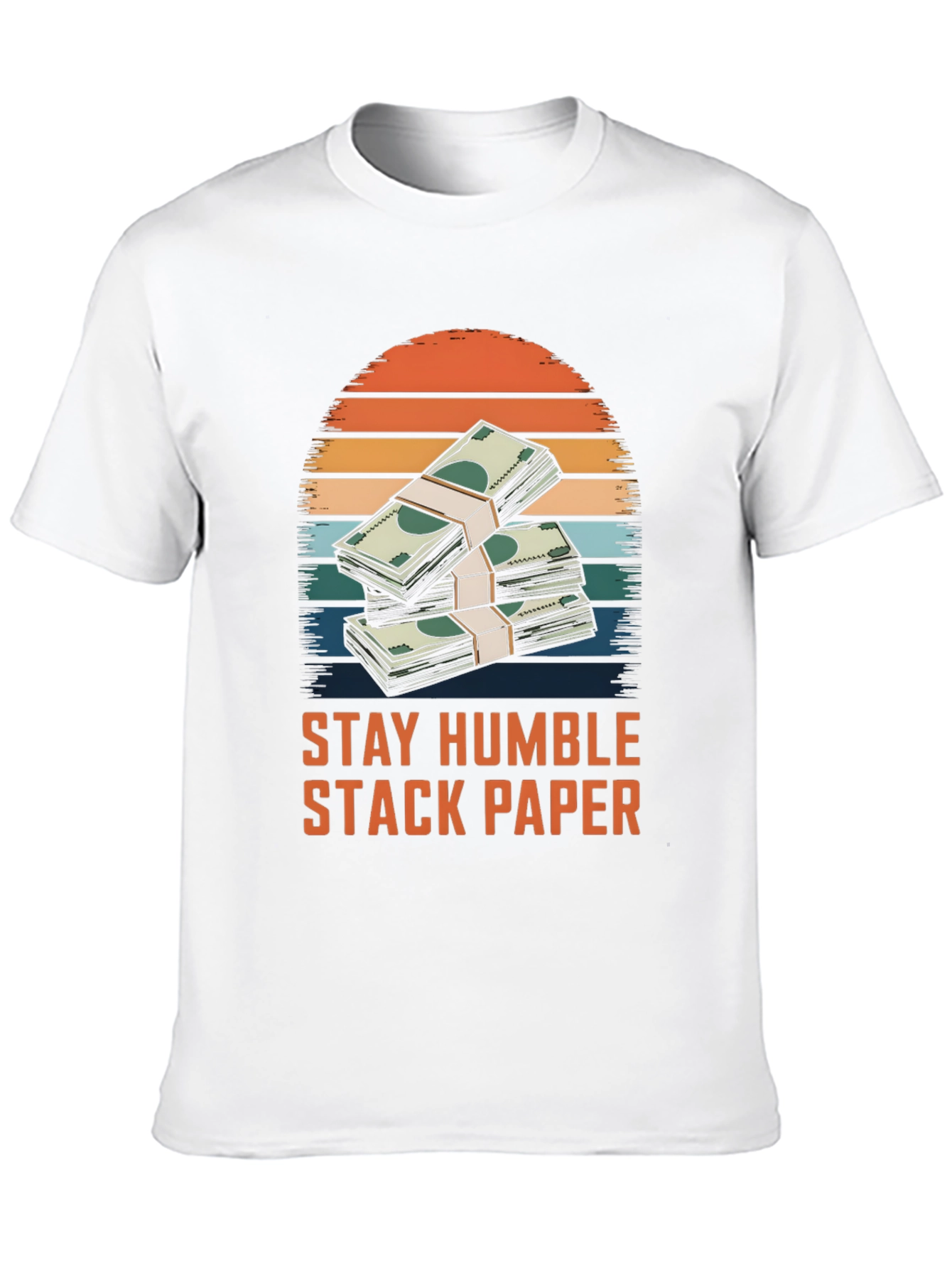Stay Humble Stack Paper Graphic Tee