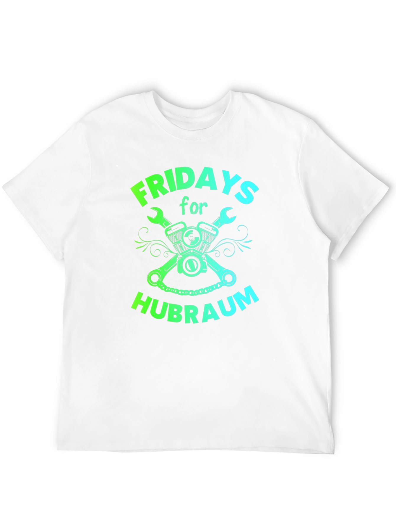 Fridays for Hubraum Black Graphic Tee