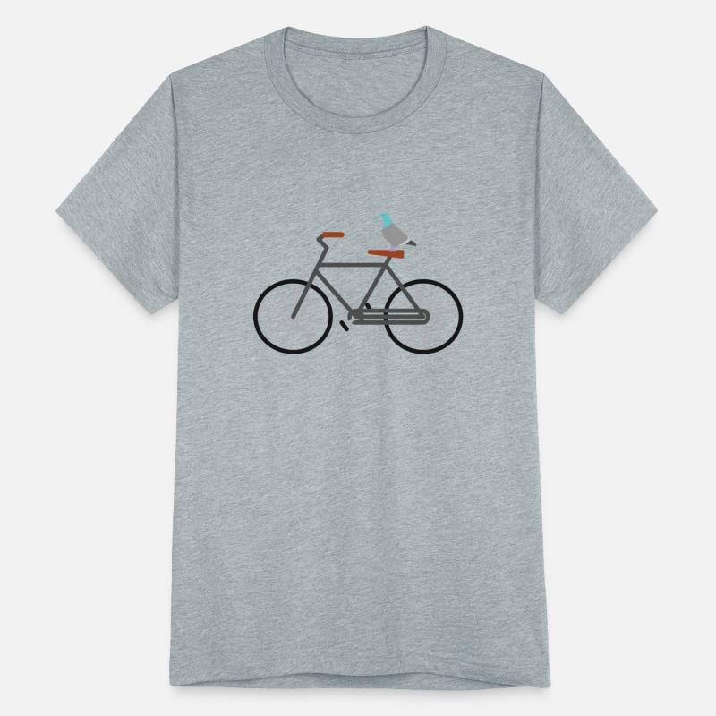 Pigeon Riding Bike T Shirt