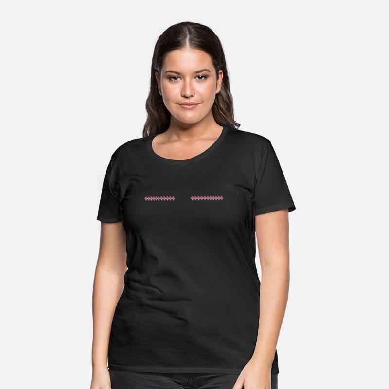Pink Mastectomy Stitches