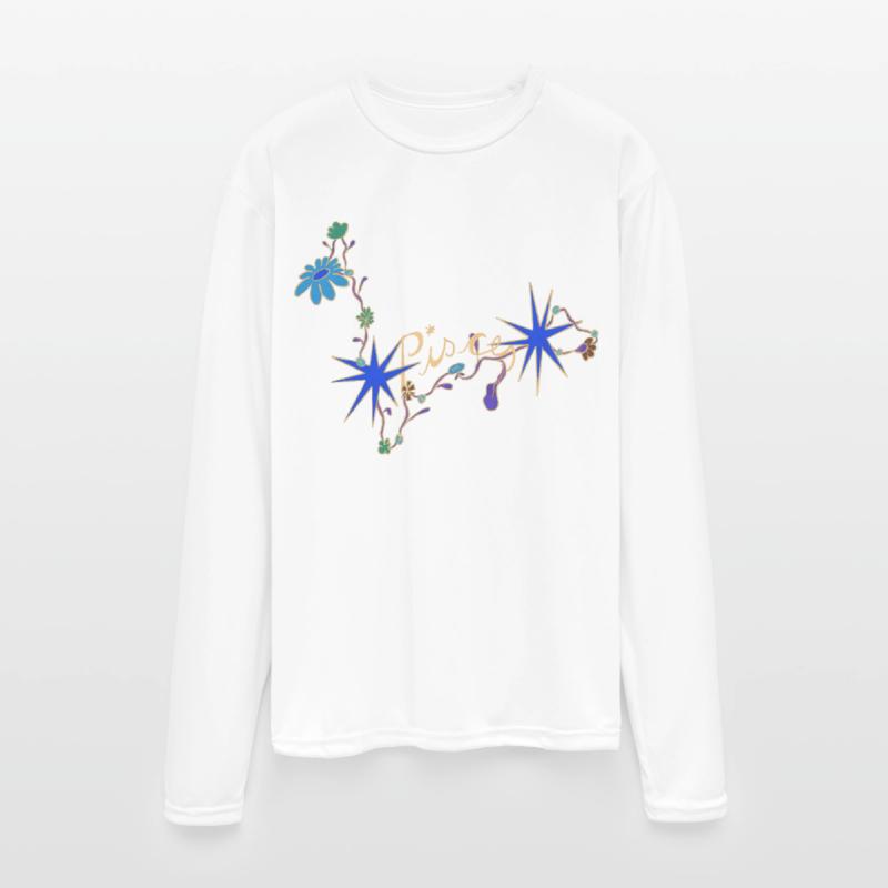 Pisces – Starry Floral Constellation Script