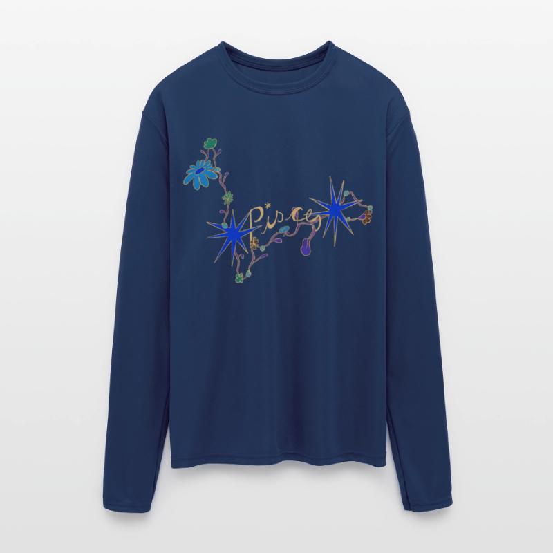 Pisces – Starry Floral Constellation Script
