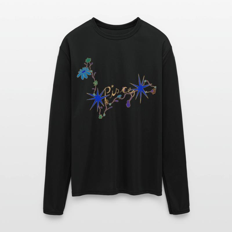 Pisces – Starry Floral Constellation Script
