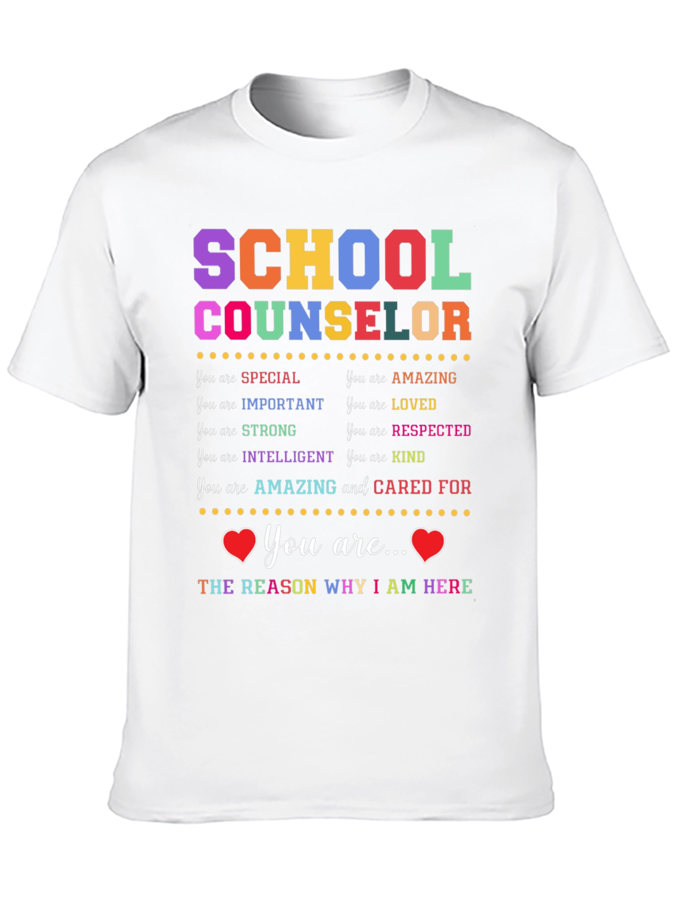 School Counselor Appreciation T-Shirt