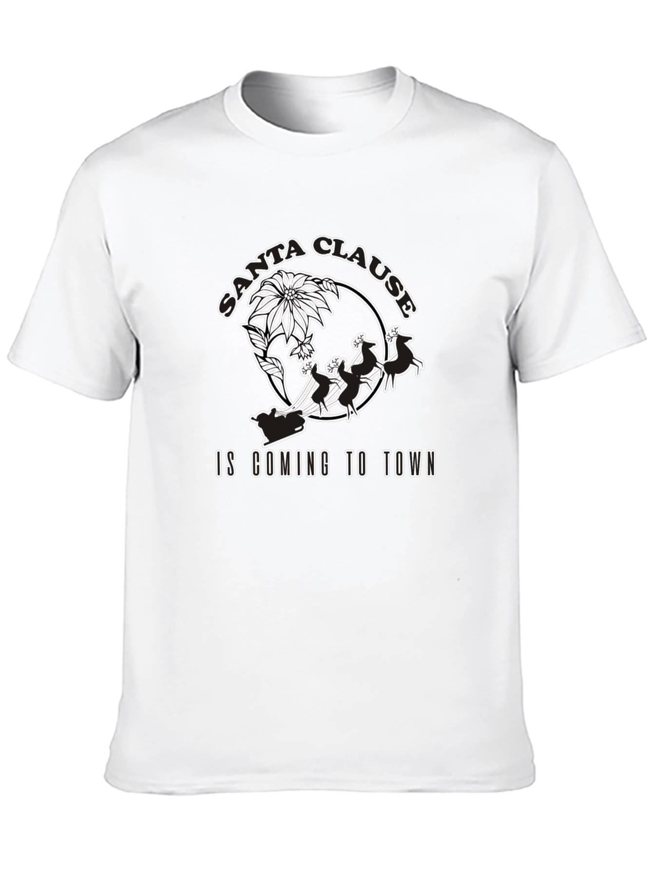 Santa Claus is Coming to Town Graphic T-Shirt