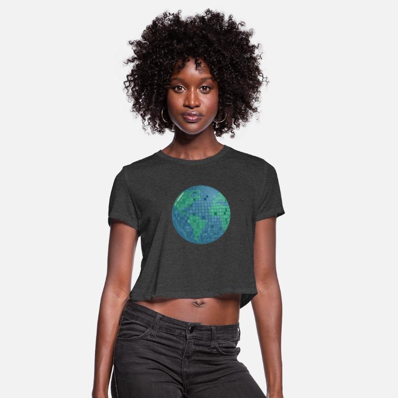 Planet Earth On Disco Ball