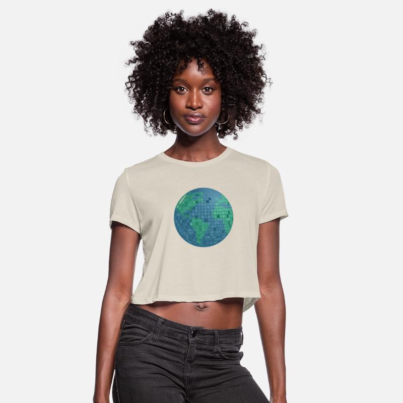 Planet Earth On Disco Ball