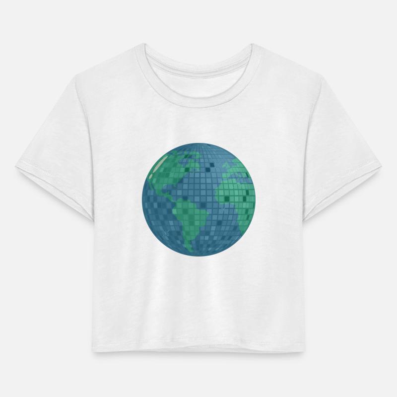 Planet Earth On Disco Ball