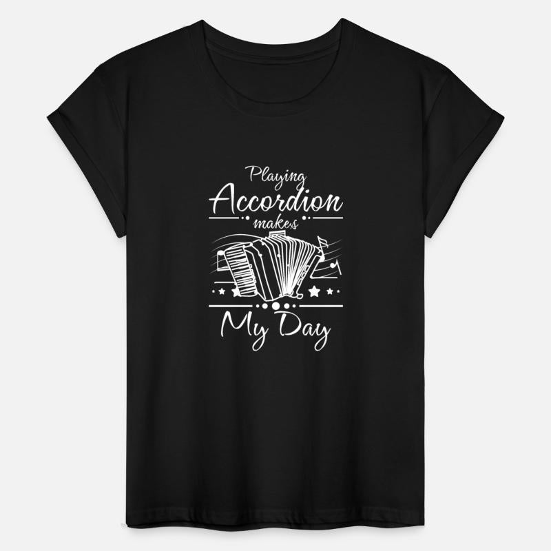 Playing accordion makes my day