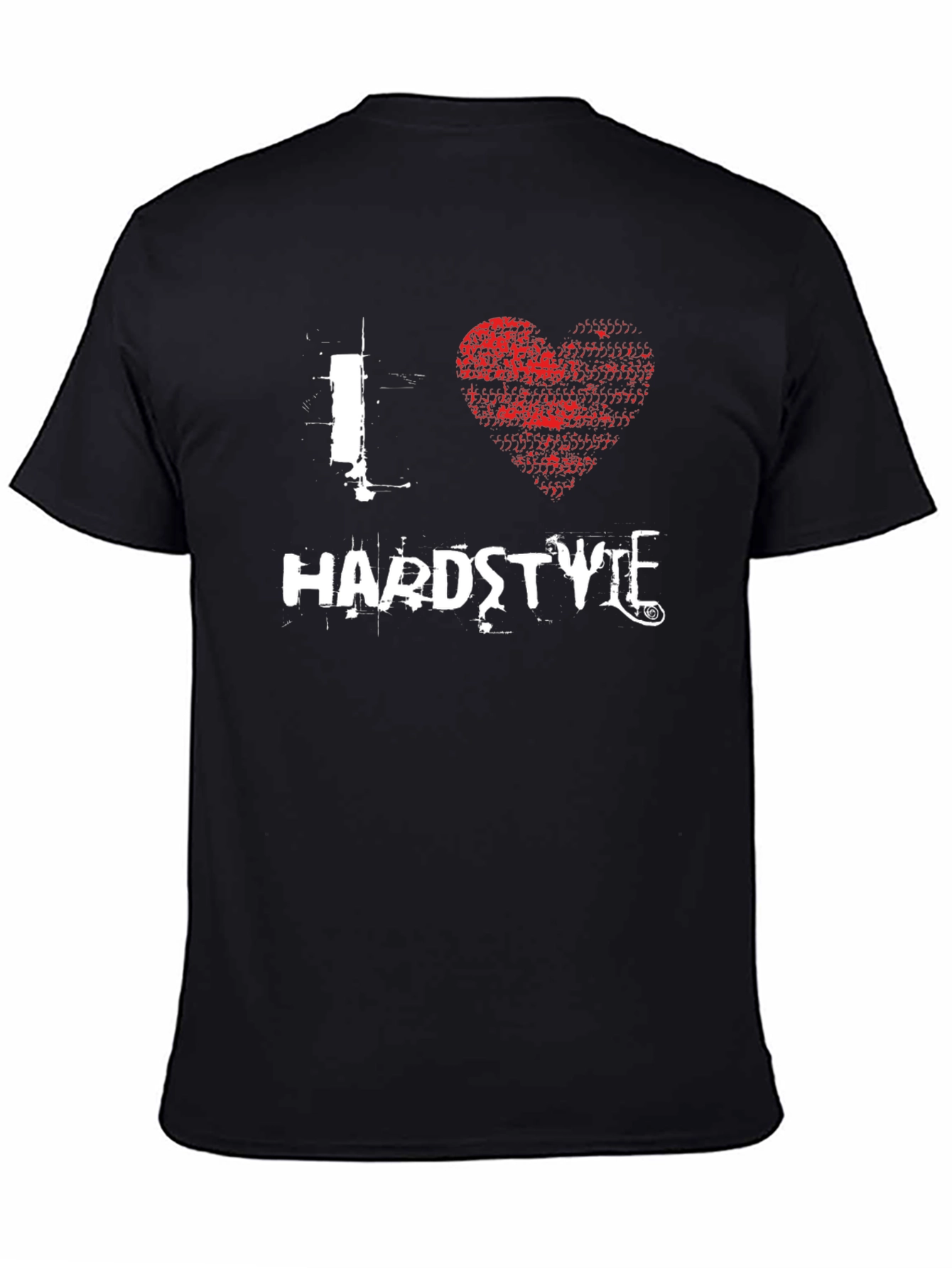 I Love Hardstyle T-Shirt Black Graphic Tee