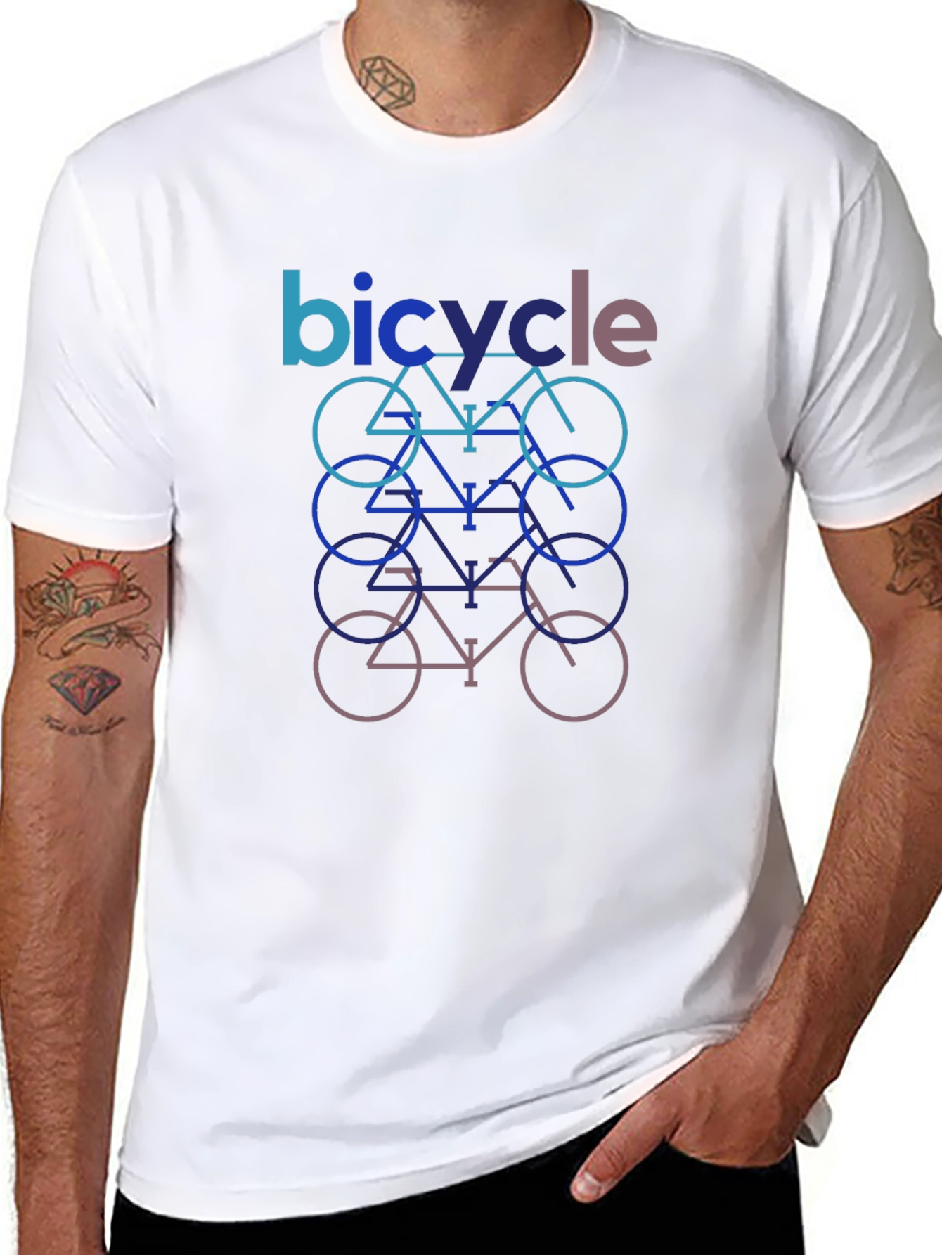 Bicycle Graphic Tee - Cool & Casual Style