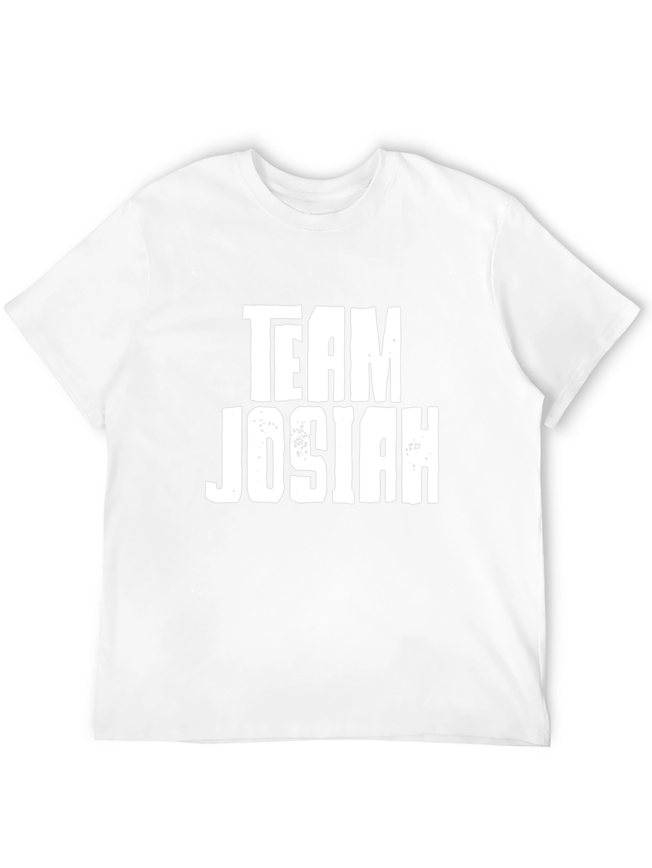 Team Josiah Black Cotton Graphic Tee Shirt