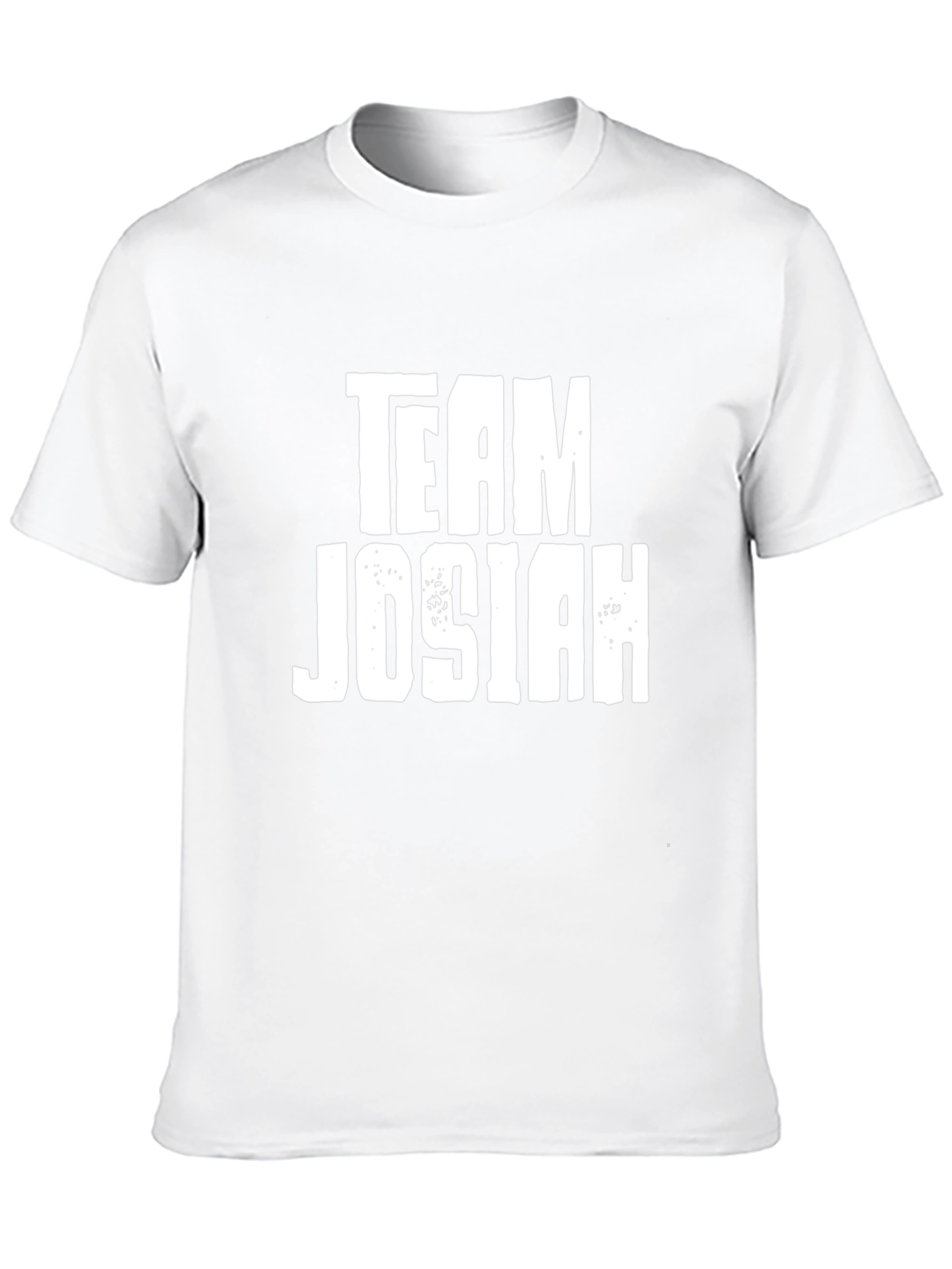 Team Josiah Black Cotton Graphic Tee Shirt