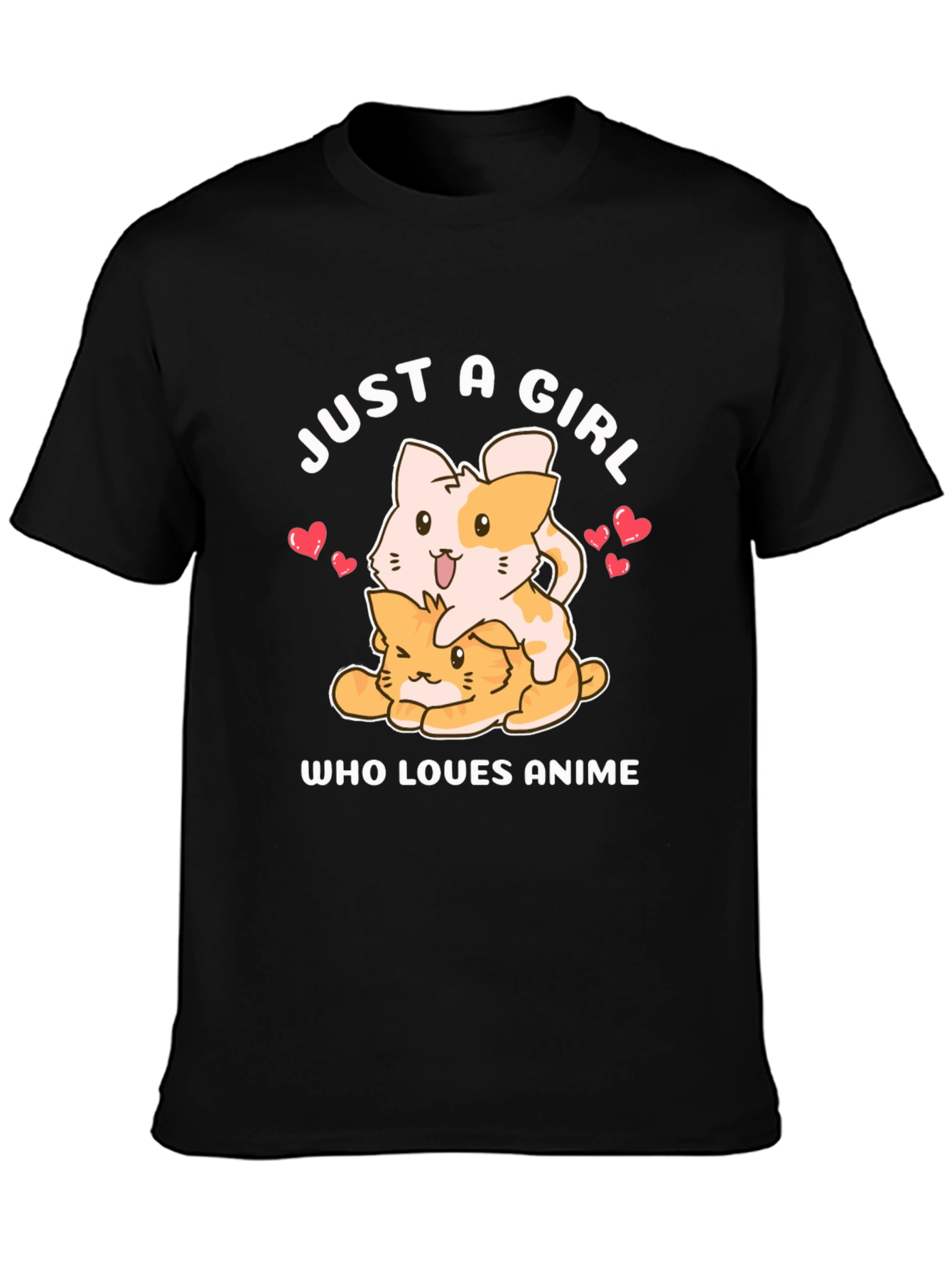 Just a Girl Who Loves Anime T-Shirt