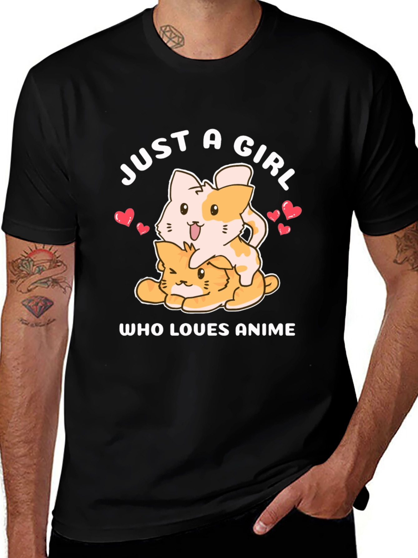 Just a Girl Who Loves Anime T-Shirt
