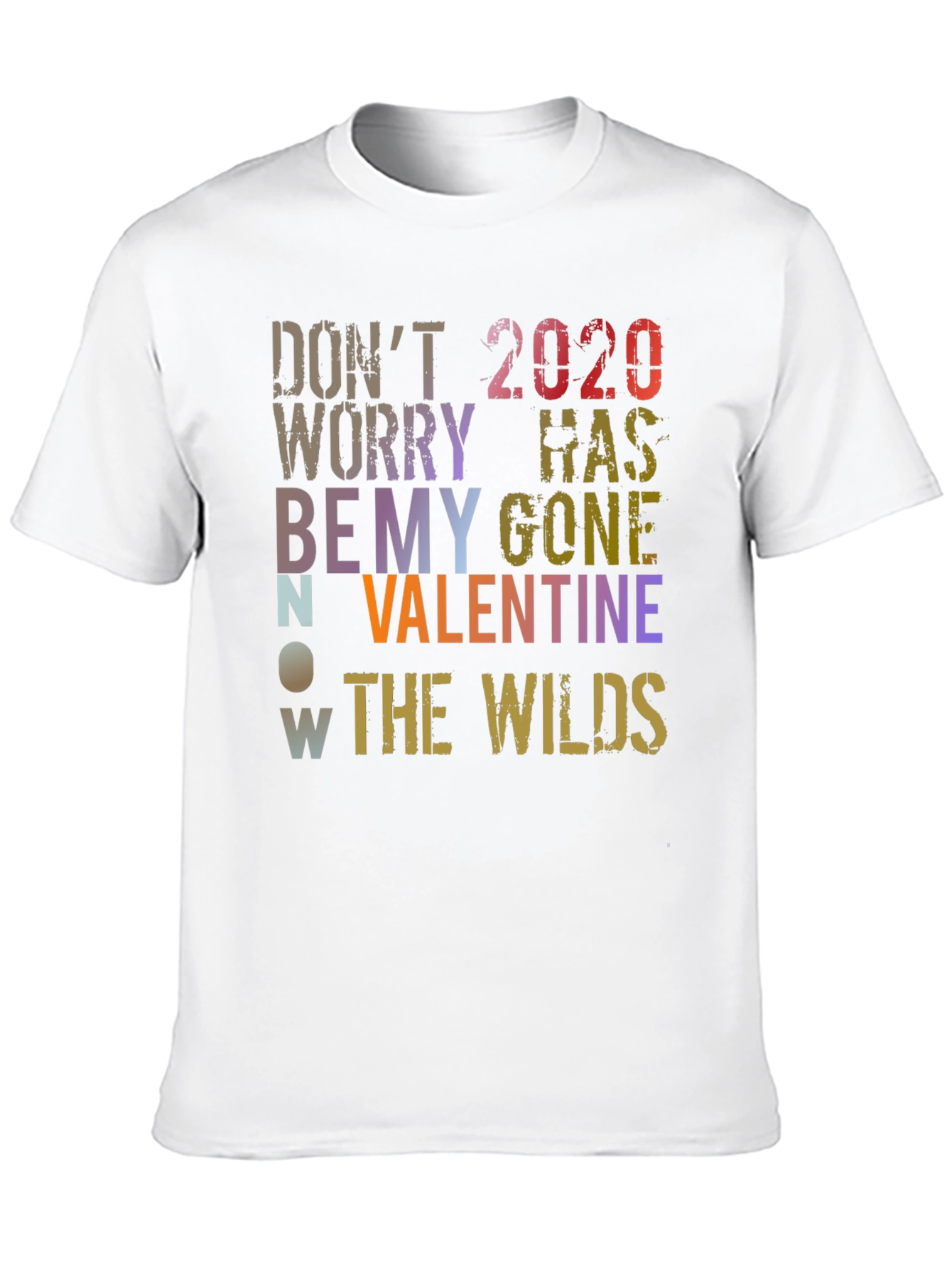 Dont Worry 2020 Has Gone Valentines Day T-Shirt