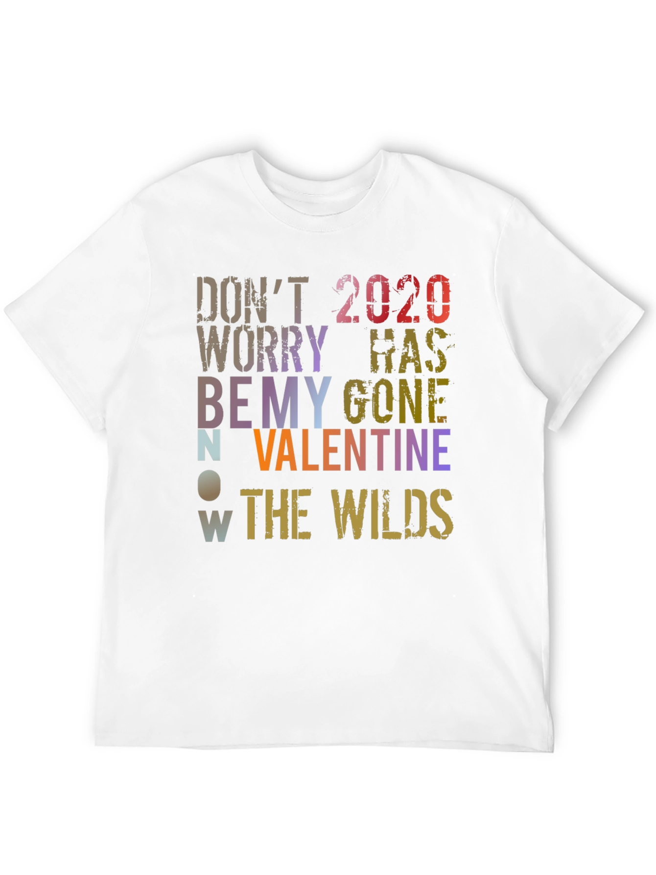 Dont Worry 2020 Has Gone Valentines Day T-Shirt