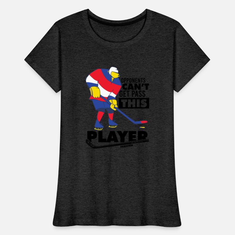 Polar bear plays ice hockey