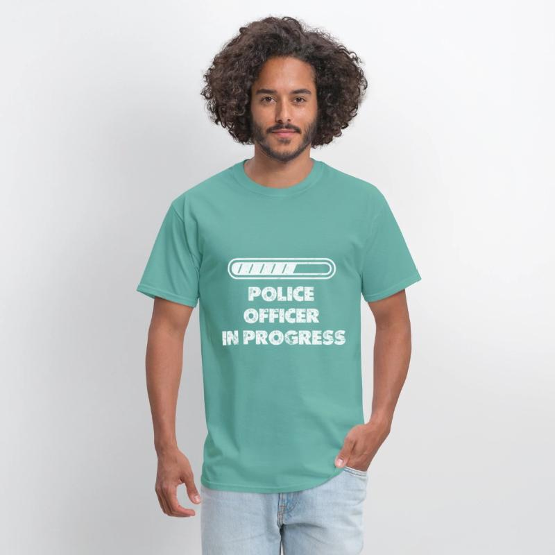 Police Officer In Progress Cop Policeman Gifts