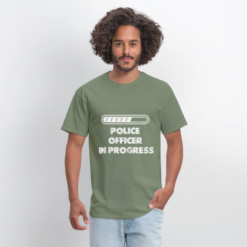 Police Officer In Progress Cop Policeman Gifts
