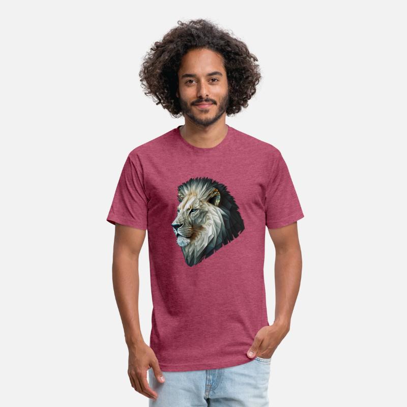 Polygon Animal Print White