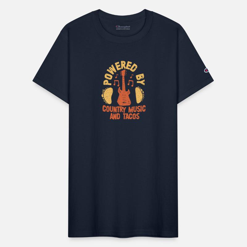 Powered By Country Music & Tacos Western Cowboy