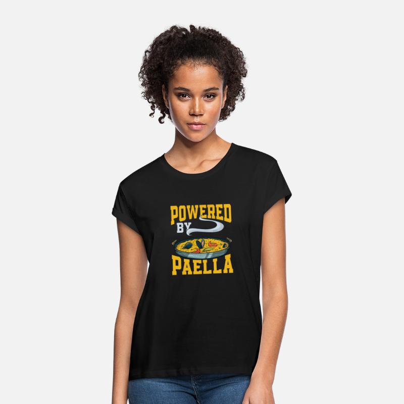 Powered By Paella Food Espana Rice Dish