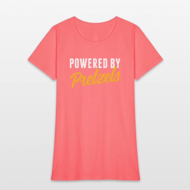Powered By Pretzels Humor Soft Pretzel Lover