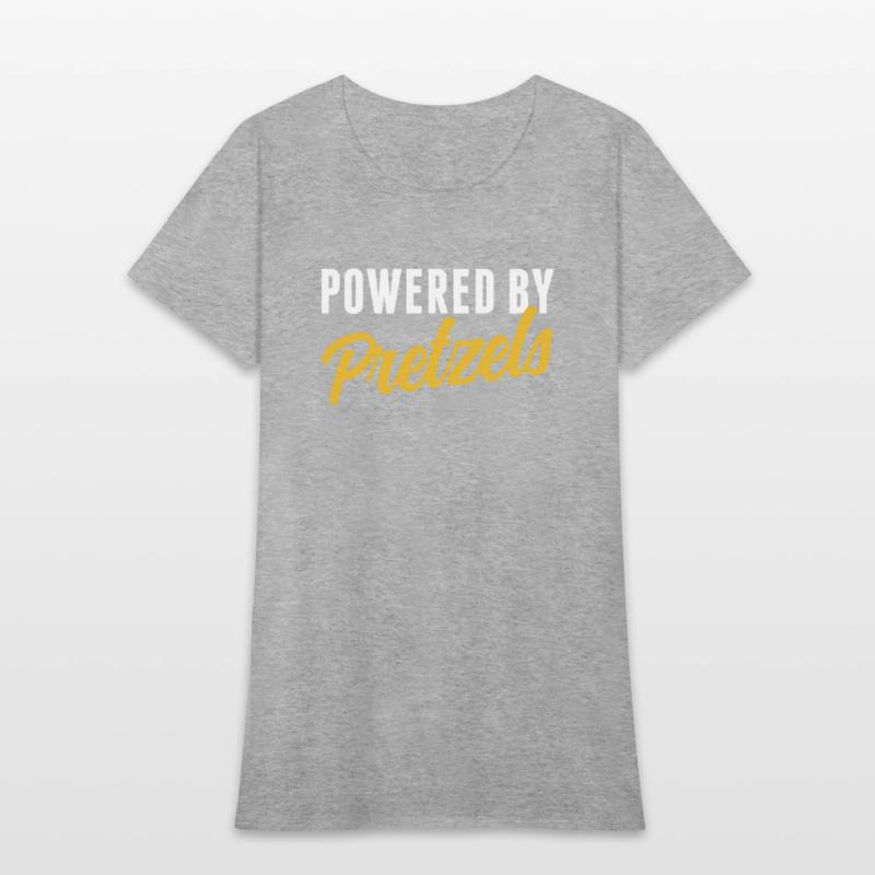 Powered By Pretzels Humor Soft Pretzel Lover