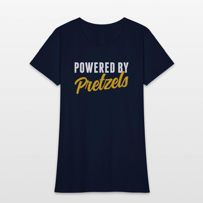Powered By Pretzels Humor Soft Pretzel Lover