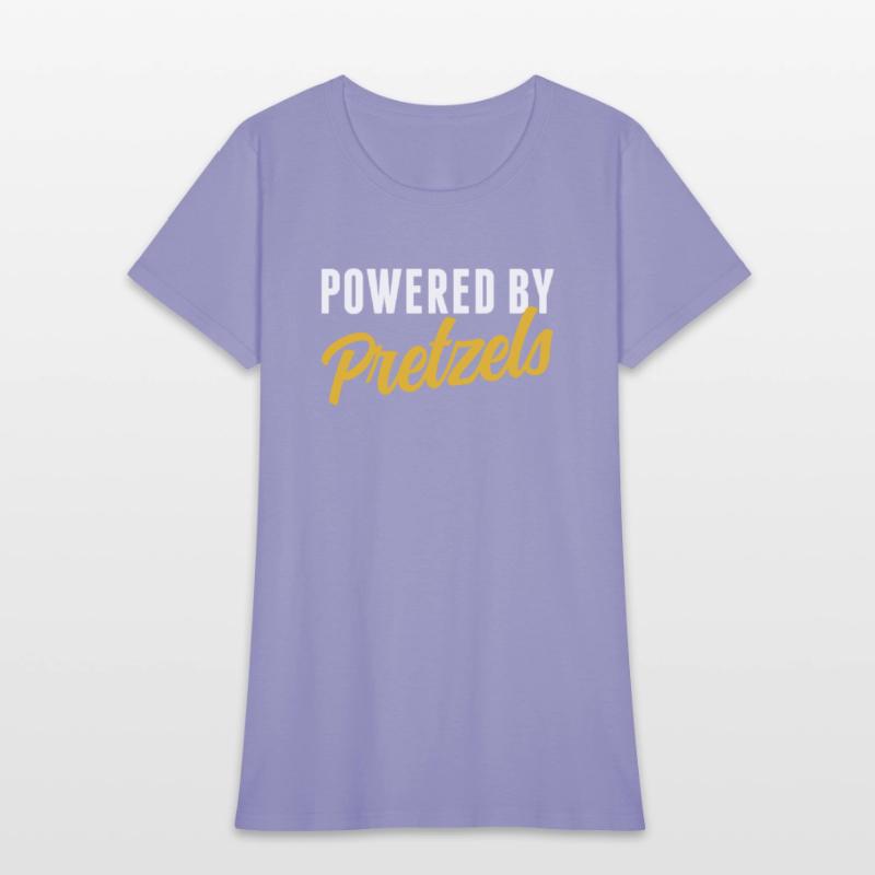 Powered By Pretzels Humor Soft Pretzel Lover