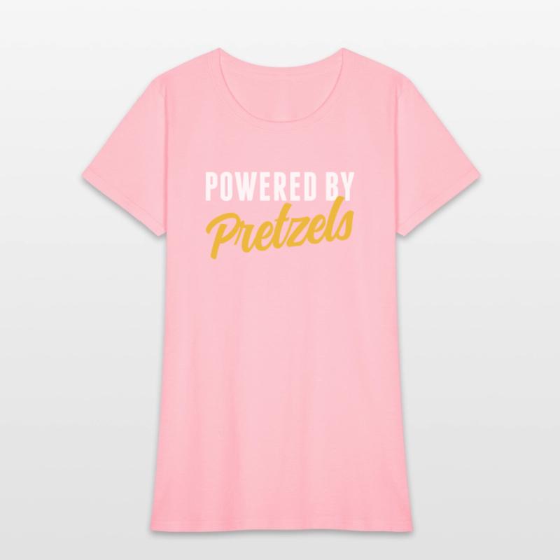 Powered By Pretzels Humor Soft Pretzel Lover