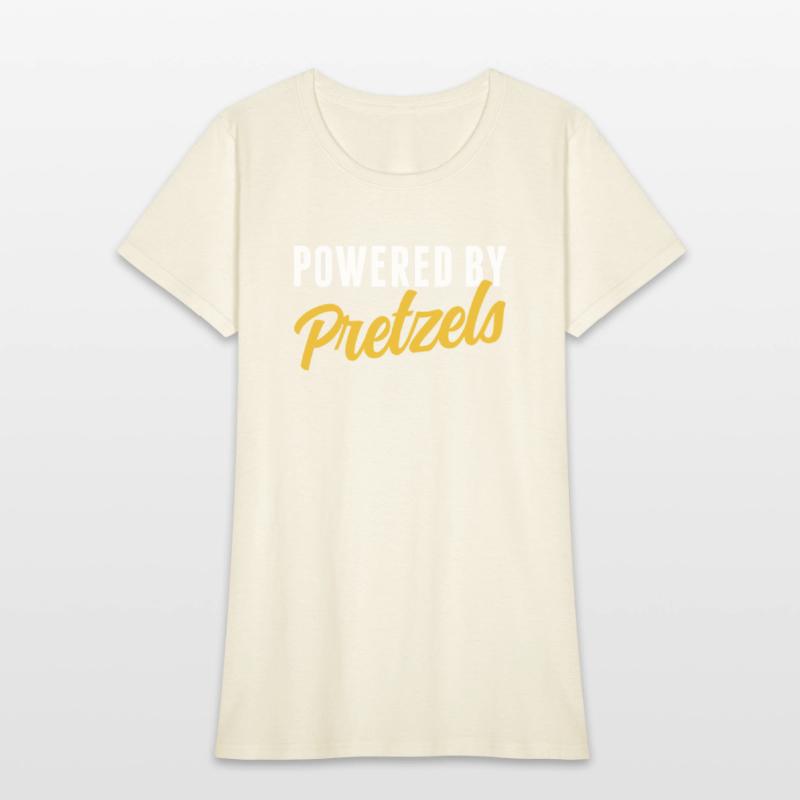 Powered By Pretzels Humor Soft Pretzel Lover
