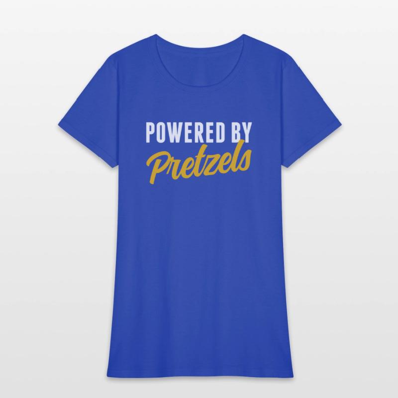 Powered By Pretzels Humor Soft Pretzel Lover