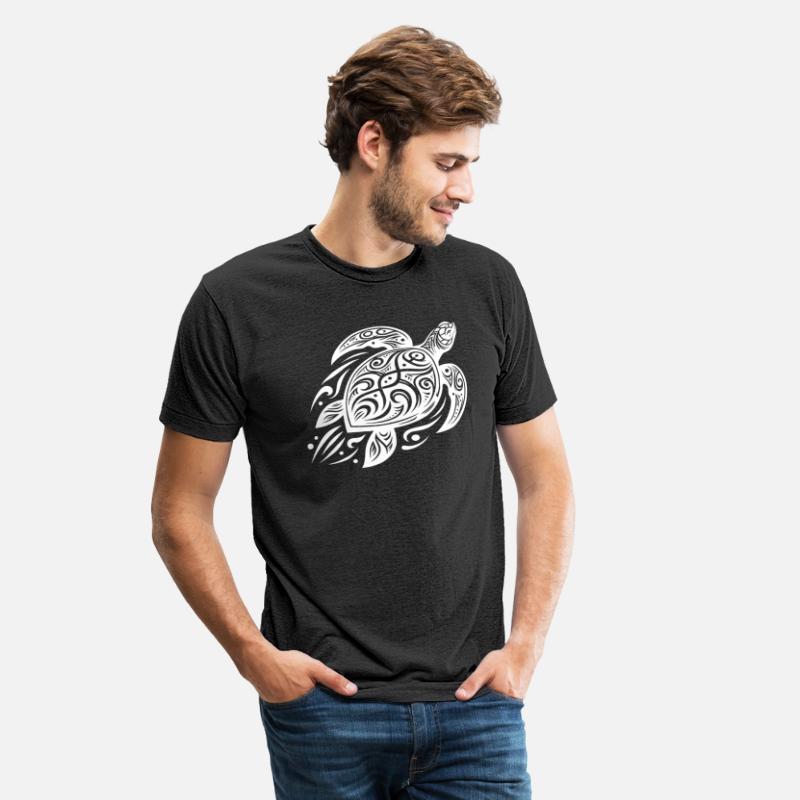 Powerful Pacific Turtle Meets Tribal