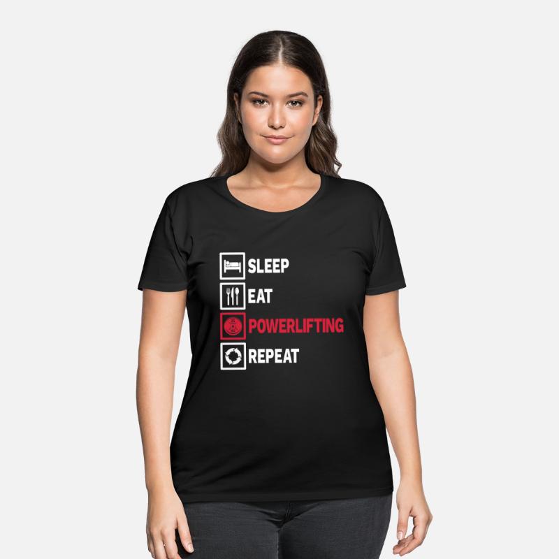 Powerlifting Gym Eat Sleep Repeat