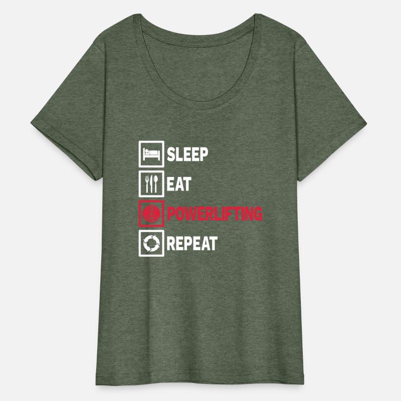 Powerlifting Gym Eat Sleep Repeat