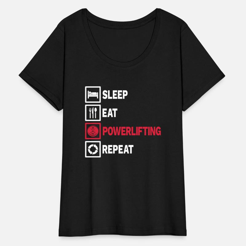 Powerlifting Gym Eat Sleep Repeat