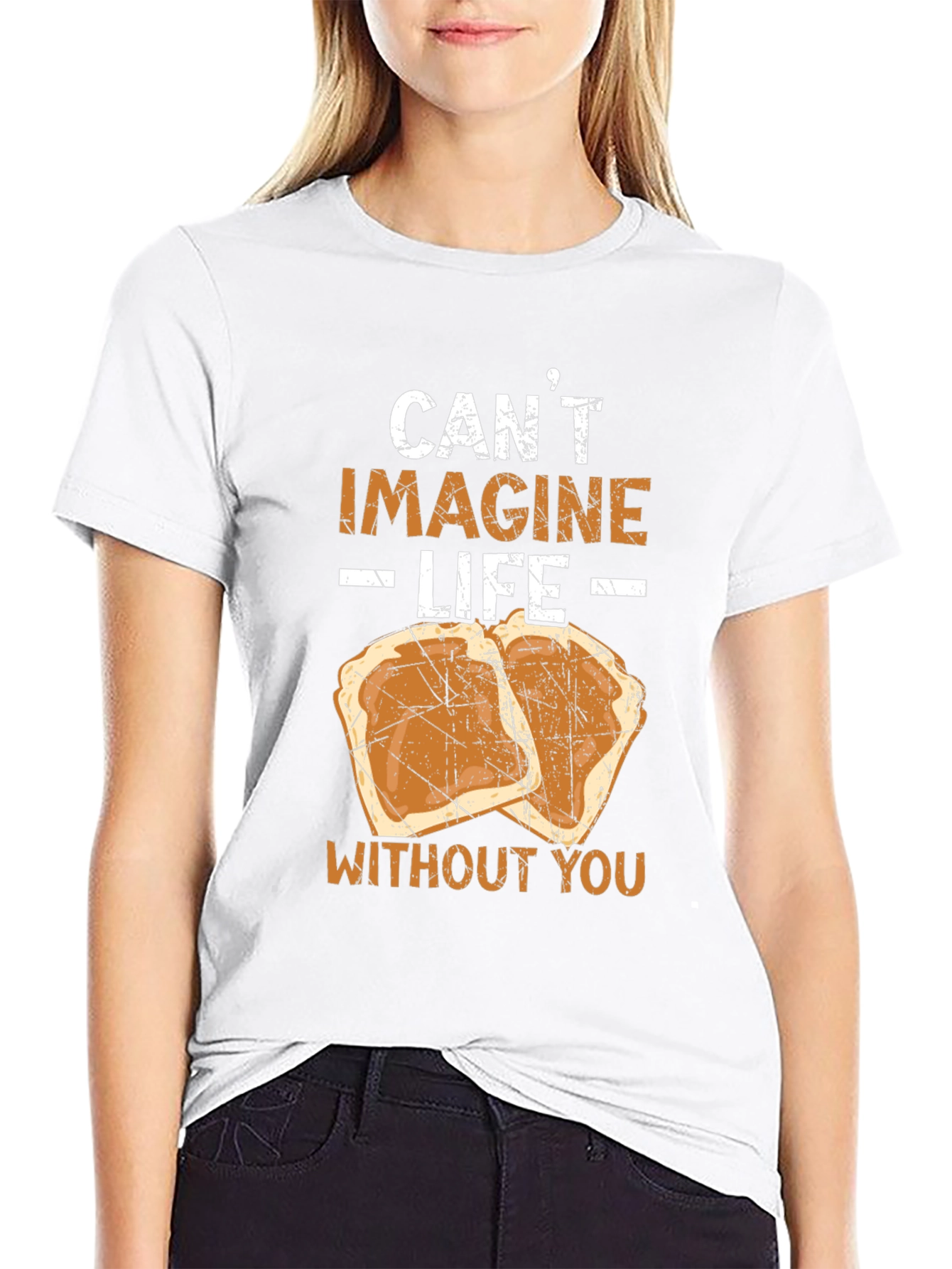Peanut Butter & Jelly Cant Imagine Life Graphic Tee