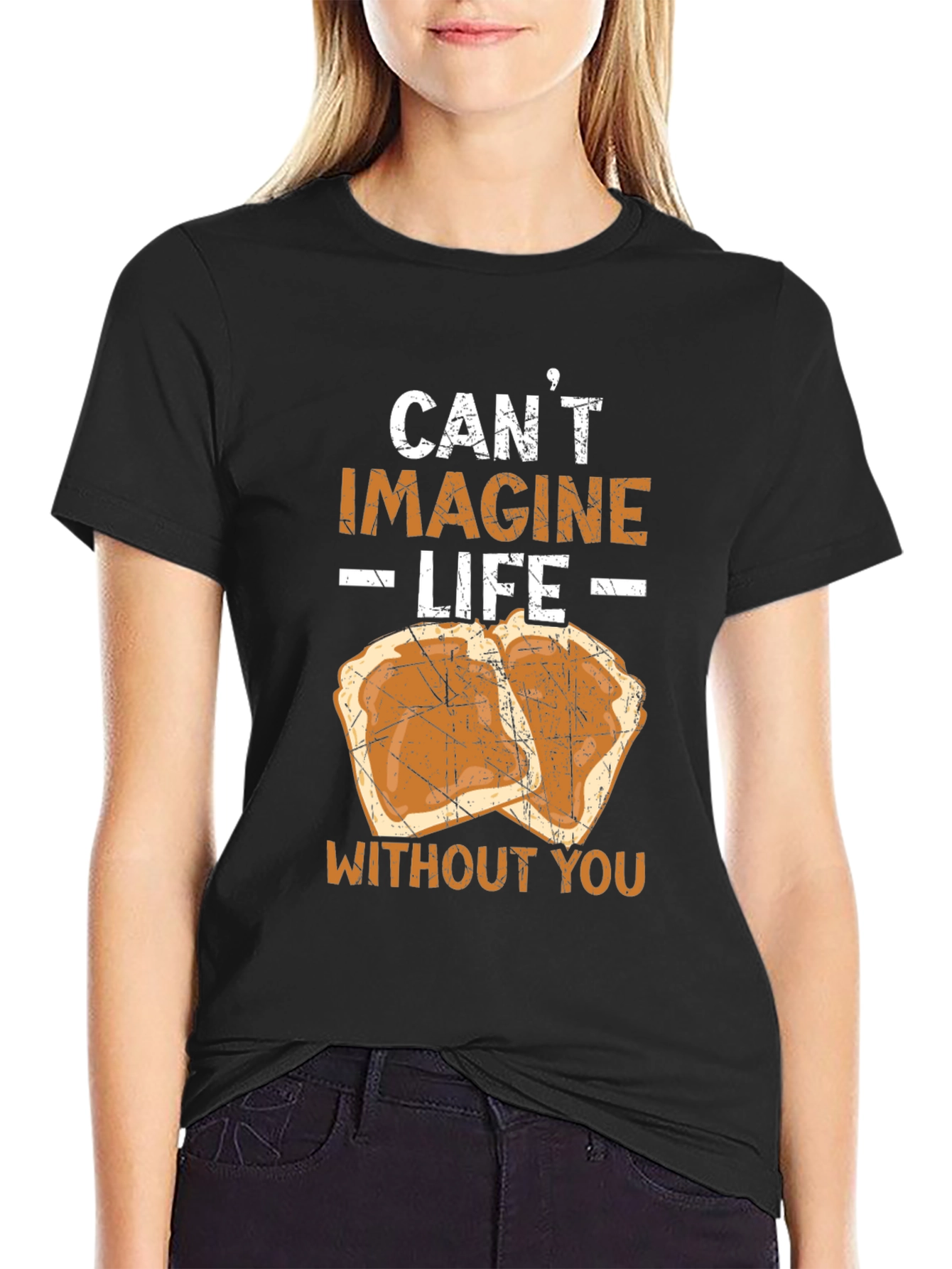 Peanut Butter & Jelly Cant Imagine Life Graphic Tee