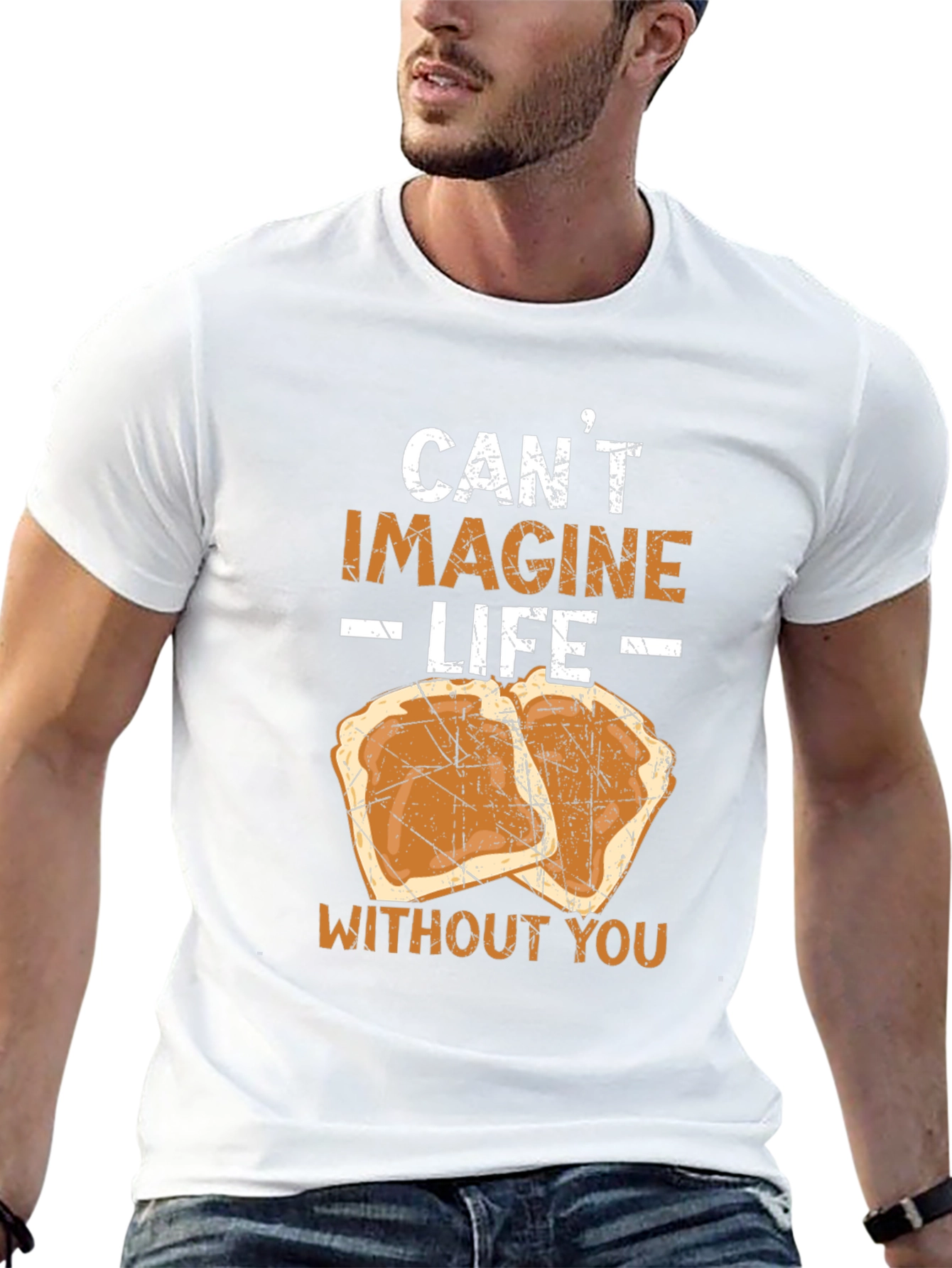 Peanut Butter & Jelly Cant Imagine Life Graphic Tee