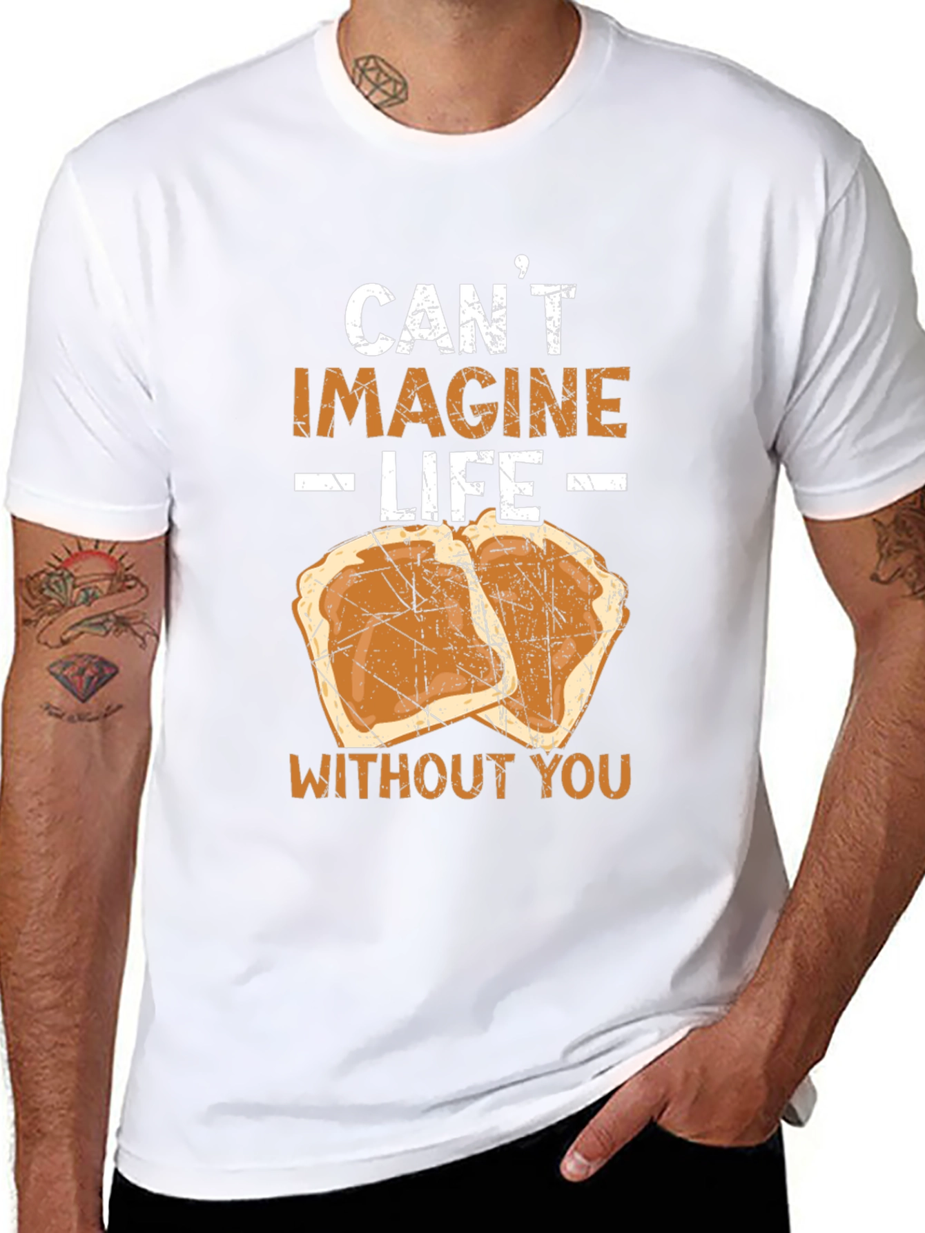 Peanut Butter & Jelly Cant Imagine Life Graphic Tee