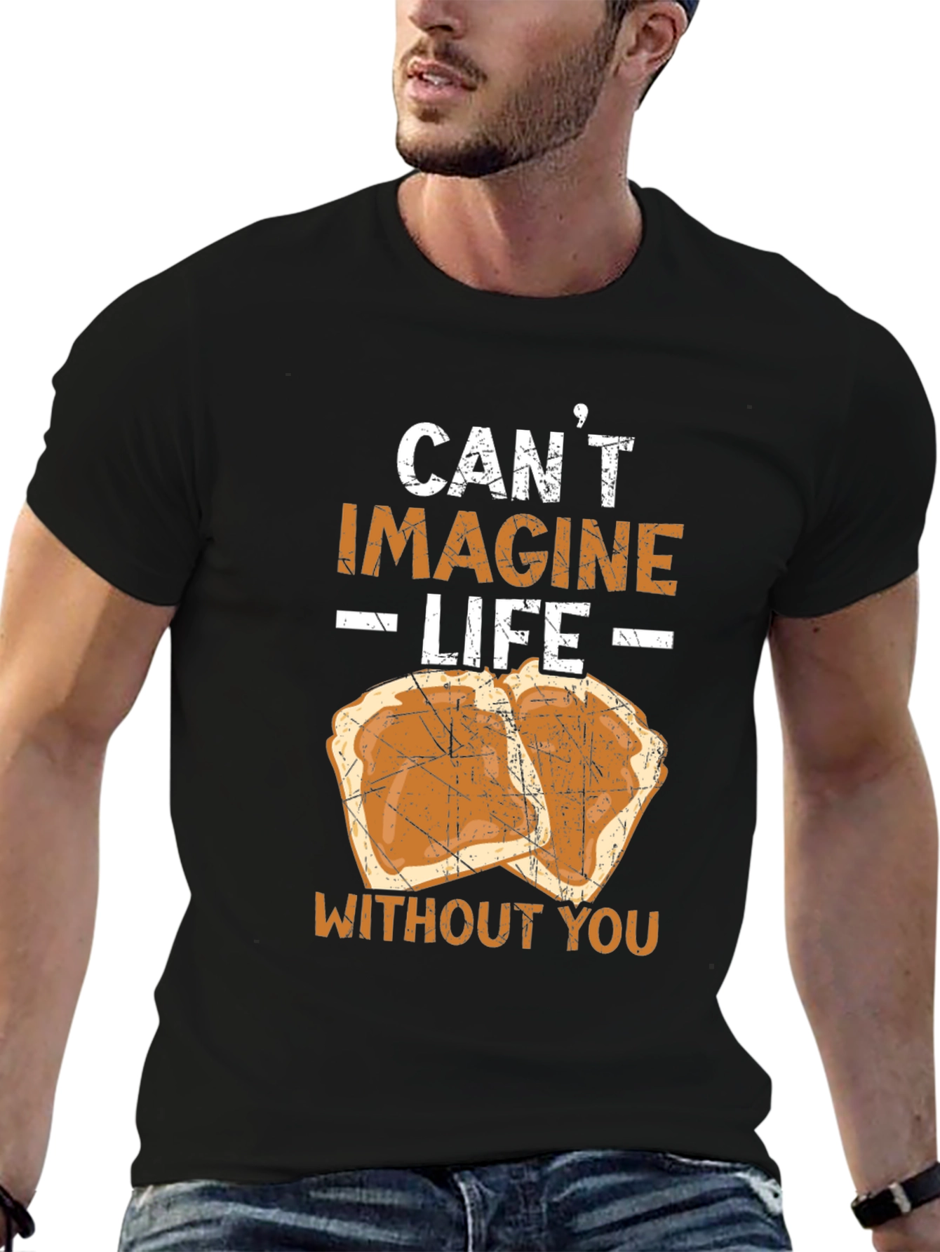 Peanut Butter & Jelly Cant Imagine Life Graphic Tee