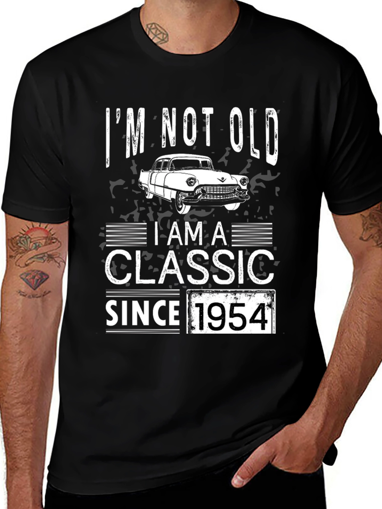 Classic Since 1954 Car Graphic T-Shirt
