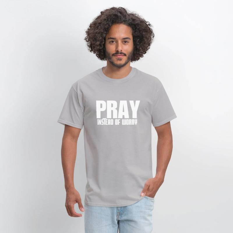 Pray Instead Of Worry Inspirational Quote