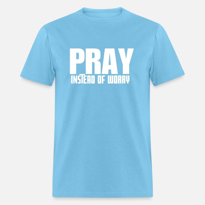 Pray Instead Of Worry Inspirational Quote