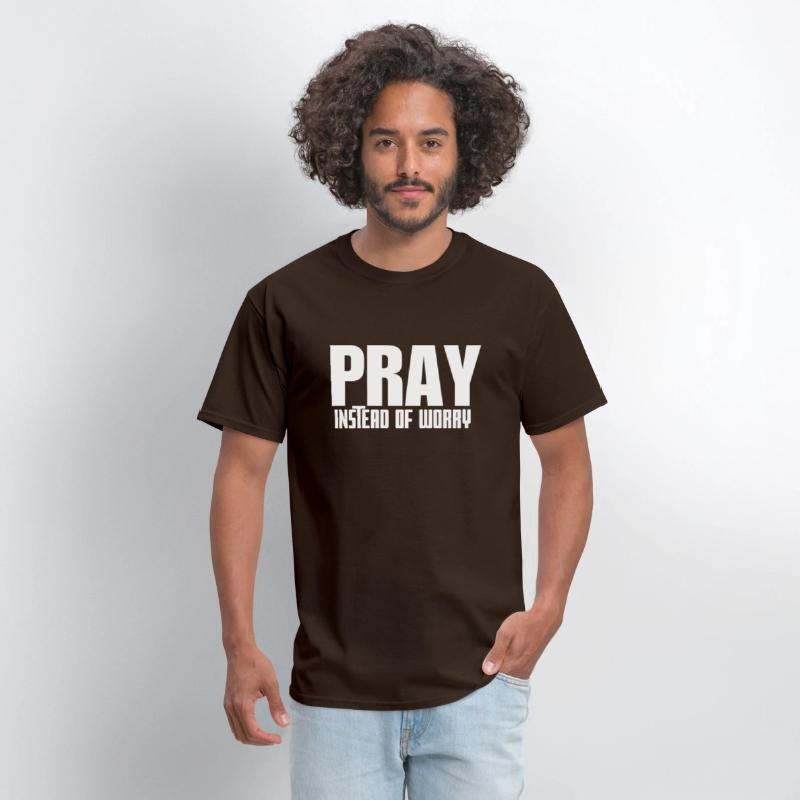 Pray Instead Of Worry Inspirational Quote
