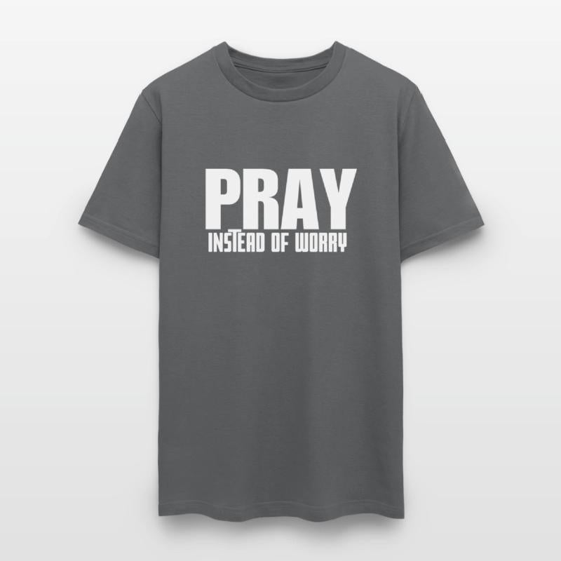 Pray Instead Of Worry Inspirational Quote