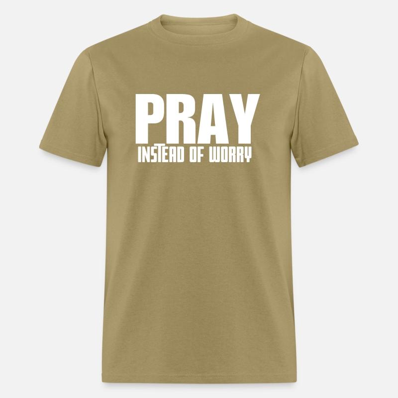 Pray Instead Of Worry Inspirational Quote